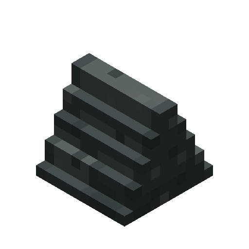 Packed Stone Gable Wedge (Ridge Cap)