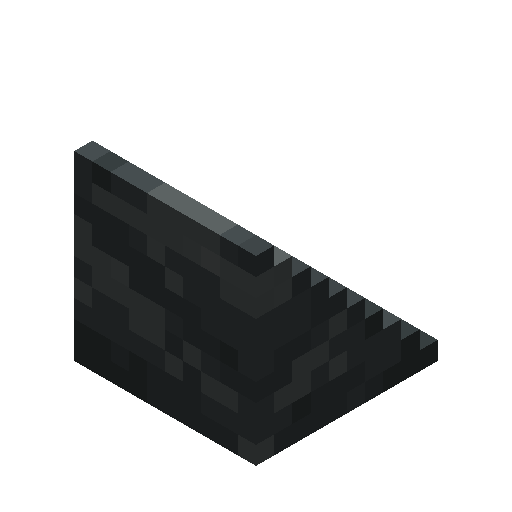 Packed Stone Gable Wedge (45°)