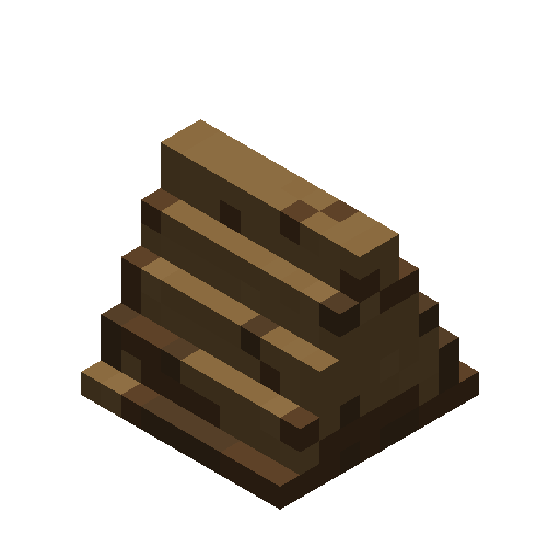 Wood Plank Gable Wedge (Ridge Cap)