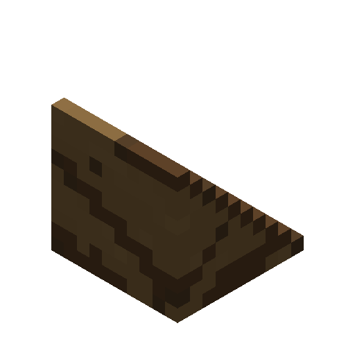 Wood Plank Gable Wedge (45°)