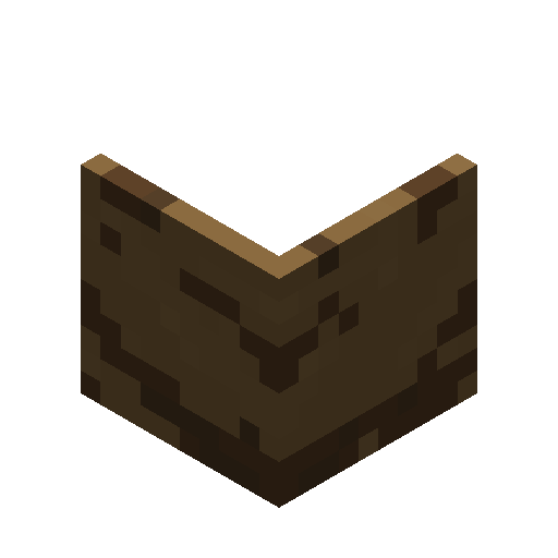 Wood Plank Gable Wedge (Valley)